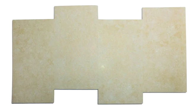 SPC stone tile, interlocking, Beige marble texture