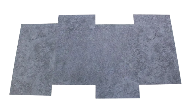 SPC stone tile, interlocking, Gray slate texture