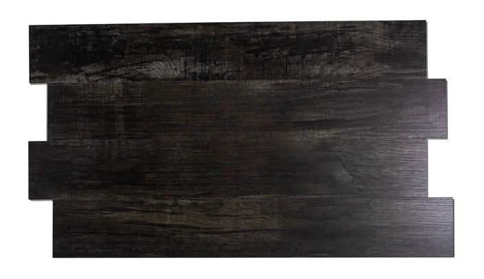 Dark espresso wood planks with deep texture