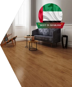 Best SPC Wood Flooring In Sharjah Elegant Living Room