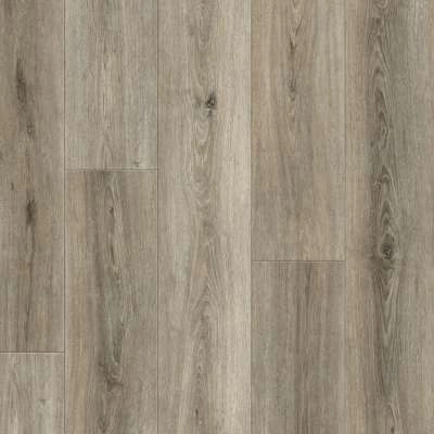 Taupe Wood Grain SPC Flooring With Natural Knots